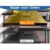 ODK Corner Computer Desk, 61″ Reversible L Shaped With Storage Shelves & Monitor Stand, Home Office, Gaming, Writing, Black