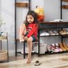 ODK Parent-Child Hall Tree with Bench and Shoe Storage, Freestanding Coat Rack with Drawers, Entryway Rack with Metal Frame and Hooks, for Entrance, Foyer, Mudroom